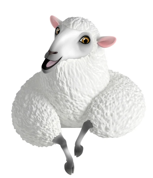 3d cute Sheep — Stock Photo, Image