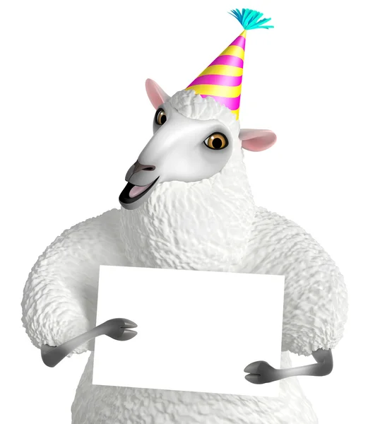 3d cute Sheep — Stock Photo, Image