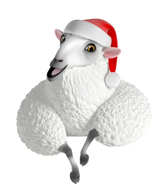 3D-schattige schapen — Stockfoto