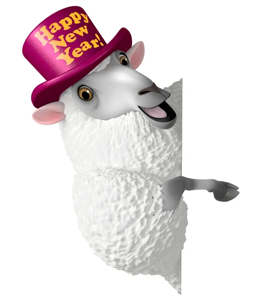 3d cute Sheep — Stock Photo, Image