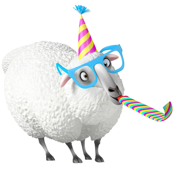 3d cute Sheep — Stock Photo, Image