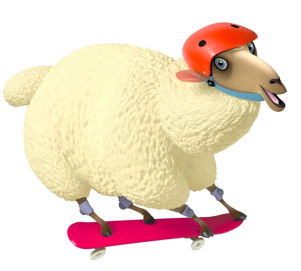 3D cute owiec — Zdjęcie stockowe