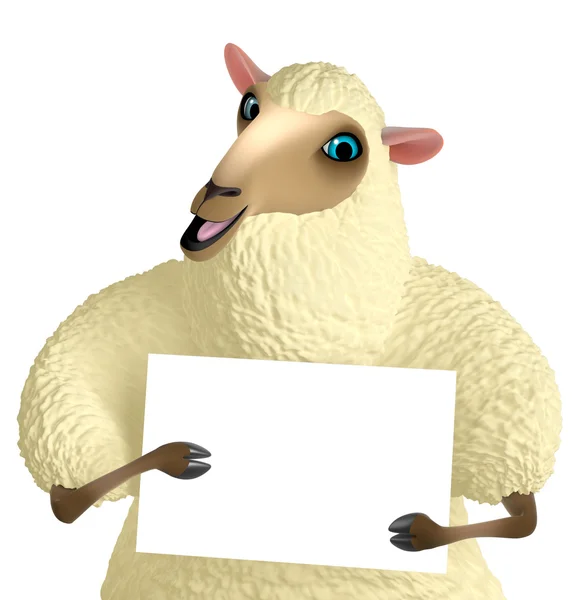 3D-schapen — Stockfoto