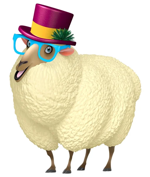 3D-schapen — Stockfoto