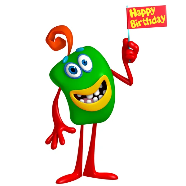 Birthday monster — Stock Photo, Image