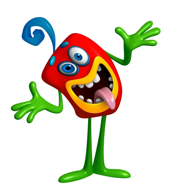 3D Cartoon Monster — Stock Photo, Image