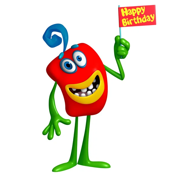 Birthday monster — Stock Photo, Image