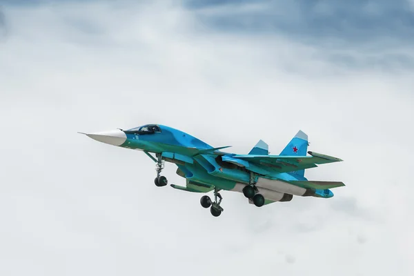 Moderna ryska stridsflygplan su-34 — Stockfoto