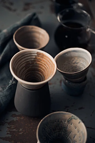 Dripper Drip Server Equipment Dripping Coffee — Stock Photo, Image