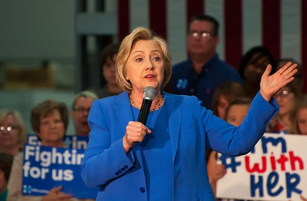 Hillary Clinton rally — Stock Photo, Image