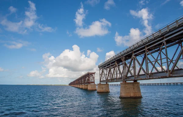 Bahia Honda Most Kolejowy Bahia Honda State Park Florydzie — Zdjęcie stockowe