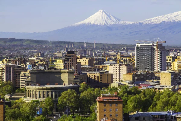 Monte Ararat Turchia 137 Distanza Erevan Armenia Questo Vulcano Composto — Foto Stock
