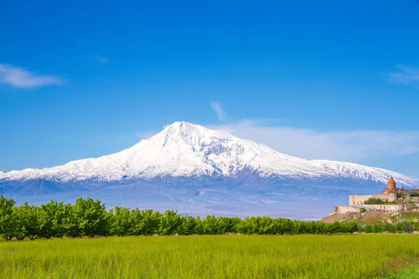 Khor Virap Kloster Vor Dem Berg Ararat Von Jerewan Armenien — Stockfoto