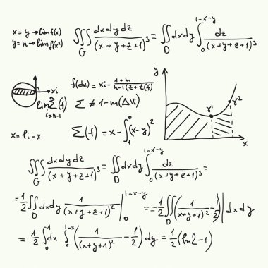 Matematiksel formüller ile vektör desen