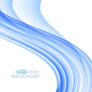 Mavi çizgili soyut arkaplan