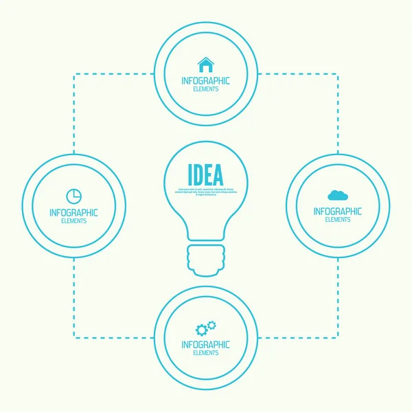 Cuadro comparativo con banner — Vector de stock