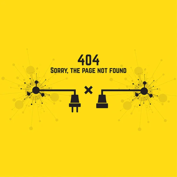 404 connection error. — 图库矢量图片