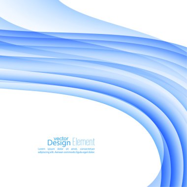 Mavi çizgili soyut arkaplan