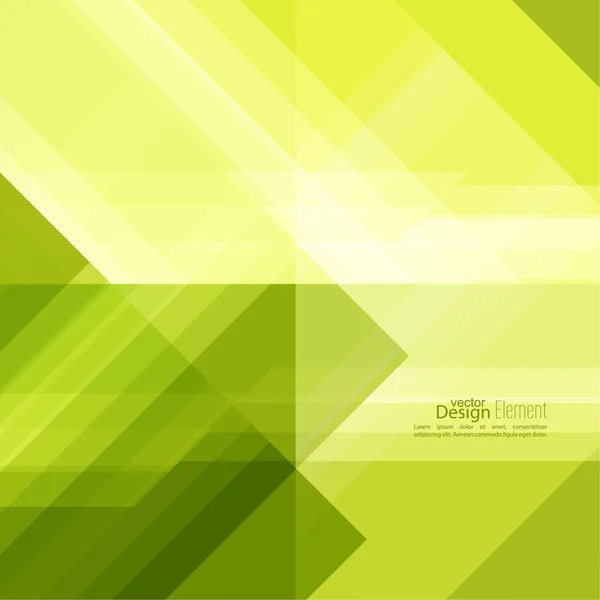 Fondo abstracto con rayas verdes — Vector de stock