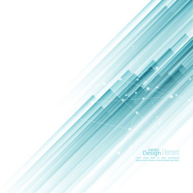 Mavi çizgili soyut arkaplan.