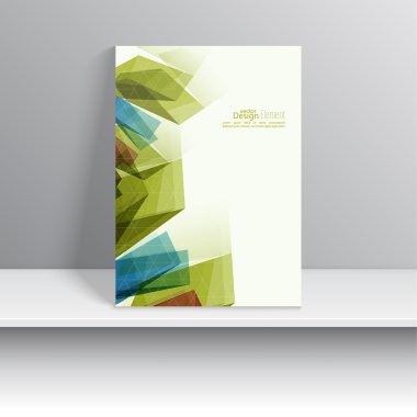 renkli kristaller ile Dergi kapağı