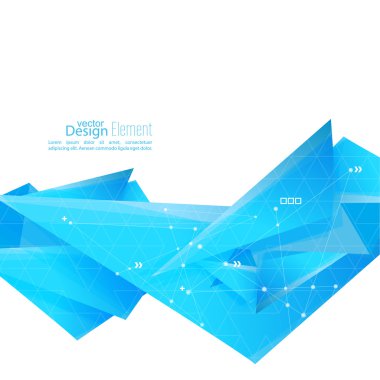 Geometrik şekilli soyut arkaplan