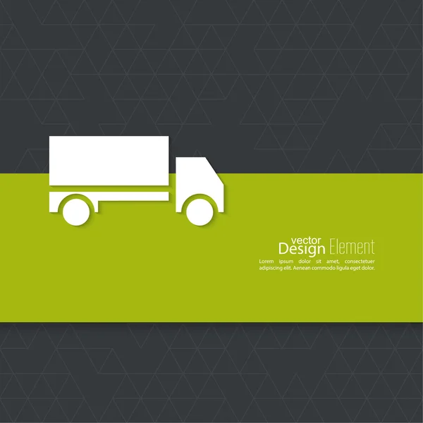 Concept delivery service. — Stock Vector