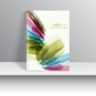 renkli kristaller ile Dergi kapağı