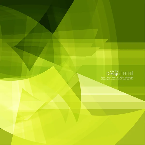 Abstrakter Hintergrund mit grünen Streifen — Stockvektor