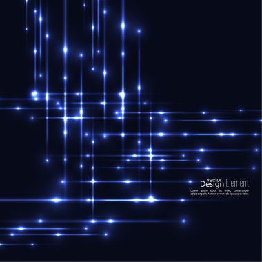 Parlak ışınları ile arka plan