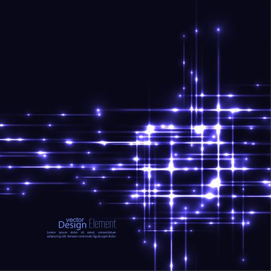 Parlak ışınları ile arka plan