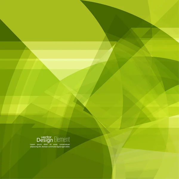 Абстрактний фон з зеленими смугами — стоковий вектор