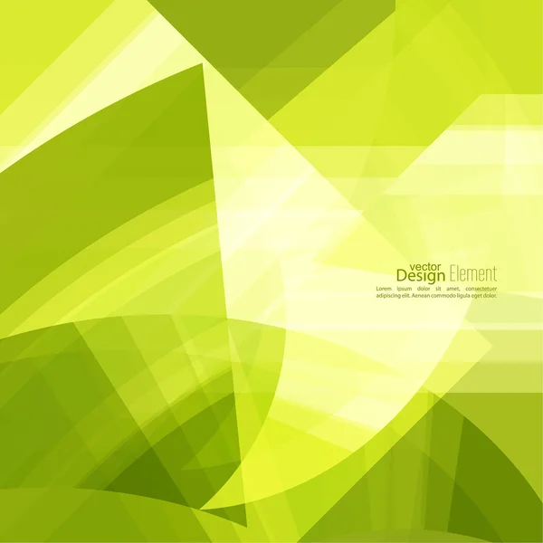 Abstrakter Hintergrund mit grünen Streifen — Stockvektor