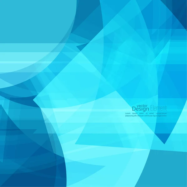 Fond abstrait à rayures bleues — Image vectorielle