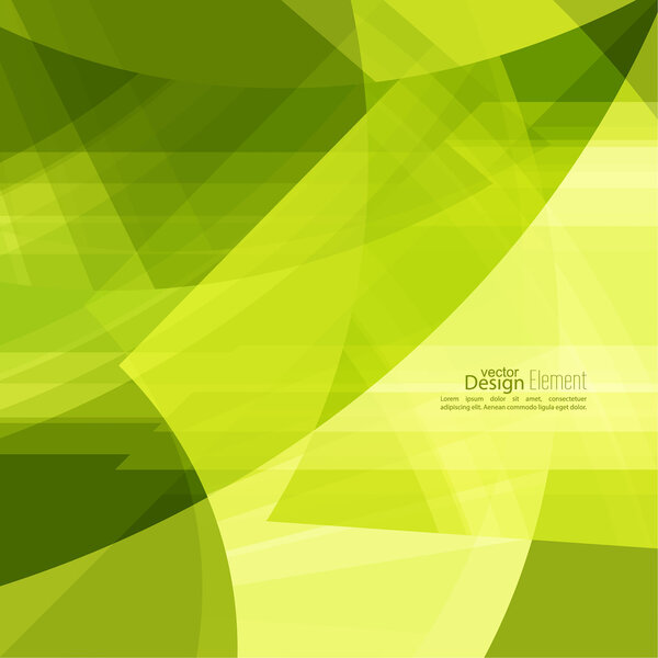 Abstract background with green stripes