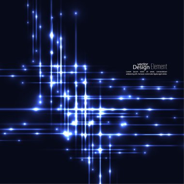 Parlak ışınları ile arka plan