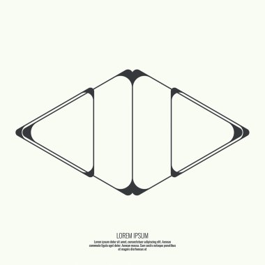 Geometrik şekilli soyut arkaplan