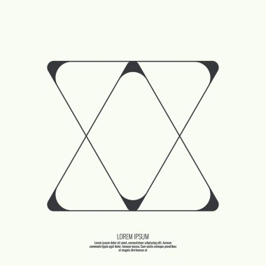 Geometrik şekilli soyut arkaplan