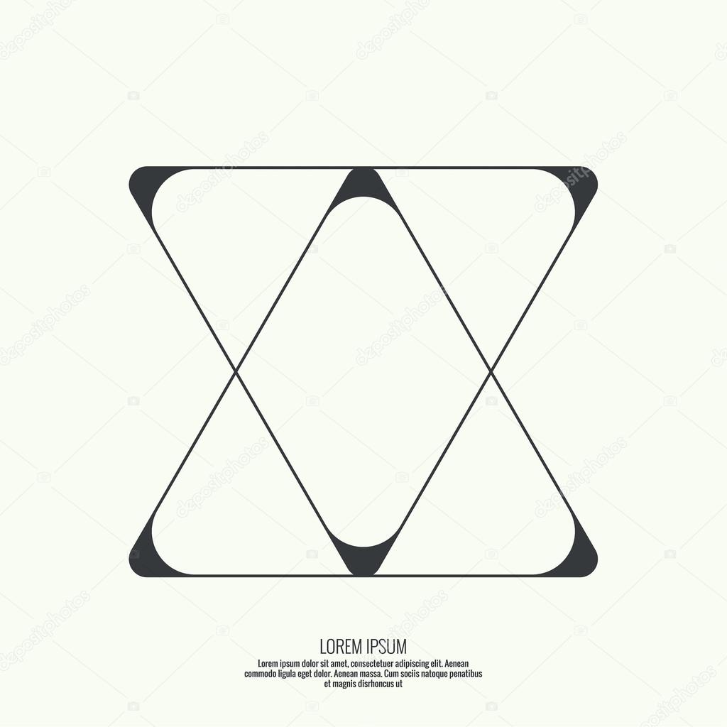 Abstract background with geometric shapes Stock Vector Image by