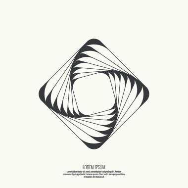 Geometrik şekilli soyut arkaplan