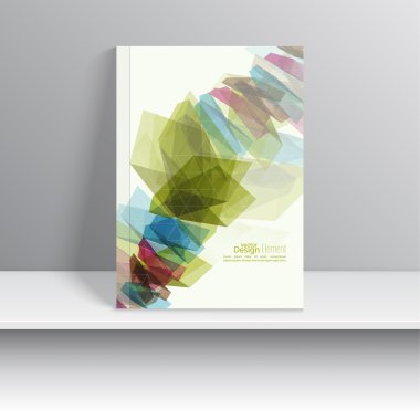 renkli kristaller ile Dergi kapağı