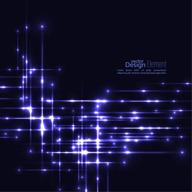 Parlak ışınları ile arka plan