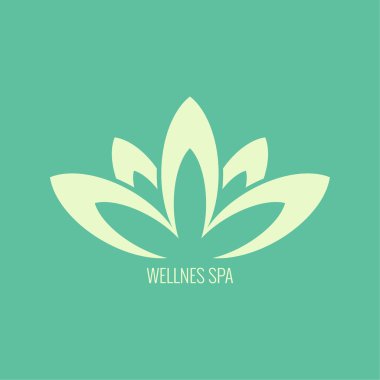 Soyut vektör logo öğesi.