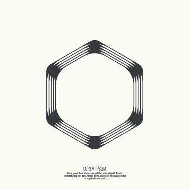 Geometrik şekilli soyut arkaplan