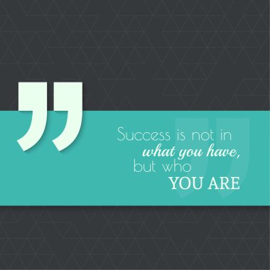 İnspirational alıntı vektör