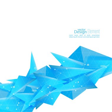 Geometrik şekilli soyut arkaplan