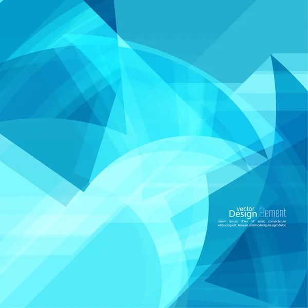 Abstrakter Hintergrund mit blauen Streifen — Stockvektor