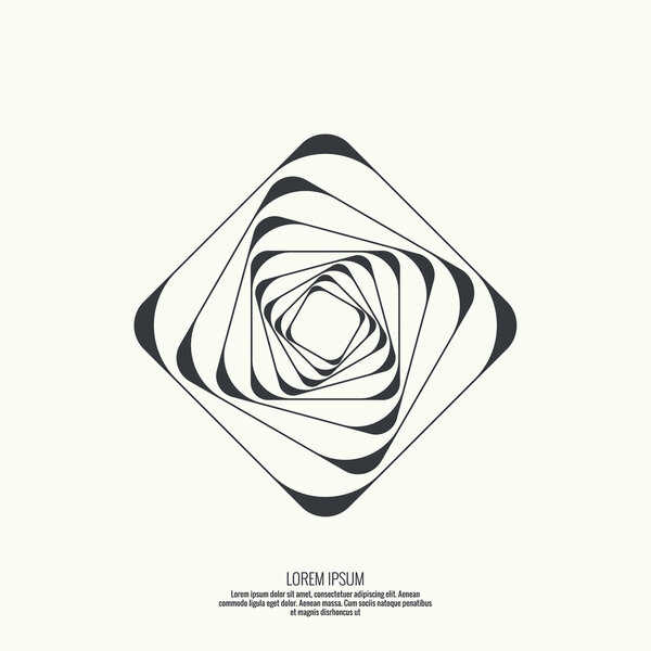 абстрактный фон с геометрическими фигурами