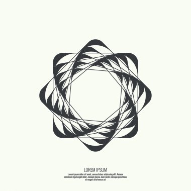 Geometrik şekilli soyut arkaplan