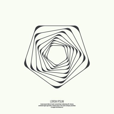 Geometrik şekilli soyut arkaplan